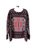 metaphor Aztec Or Tribal Print Black Pink Gray Cardigan Size XL - photo 2
