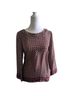 J.Crew Collection 100% Silk Print Red Blue 3/4 Sleeve Blouse Size 4 - photo 1