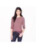 J.Crew Collection 100% Silk Print Red Blue 3/4 Sleeve Blouse Size 4 - photo 4