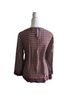 J.Crew Collection 100% Silk Print Red Blue 3/4 Sleeve Blouse Size 4 - photo 2
