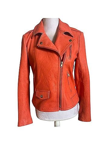 Theory Elenian Leather Jacket (view 1)