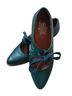 American Duchess 100% Leather Green Heels Size 7 - photo 1