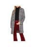Sanctuary Plaid Tan Gray Coat Size M - photo 5