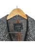 Sanctuary Plaid Tan Gray Coat Size M - photo 7