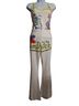 Von Dutch Graphic White Multi Color Romper Size S - photo 2