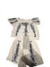 Parker 100% Rayon Floral White Romper Size XS - photo 1