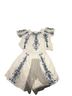 Parker 100% Rayon Floral White Romper Size XS - photo 2