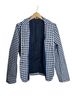 J.Crew 100% Polyester Graphic Blue White Blazer Size L - photo 6