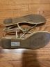 Schutz 100% Raffia Gold Sandals Size 5 1/2 - photo 4