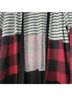Maurices Stripes Plaid Black Gray Red Jacket Size M - photo 2