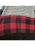 Maurices Stripes Plaid Black Gray Red Jacket Size M - photo 5