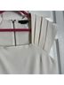Alice + Olivia White Tan Cocktail Dress Size 12 - photo 3