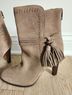 Coach 100% Suede Brown Tan Ankle Boots Size 8 1/2 - photo 14