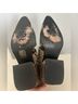 Free People Snake Print Multi Color Ankle Boots Size 6 - photo 5