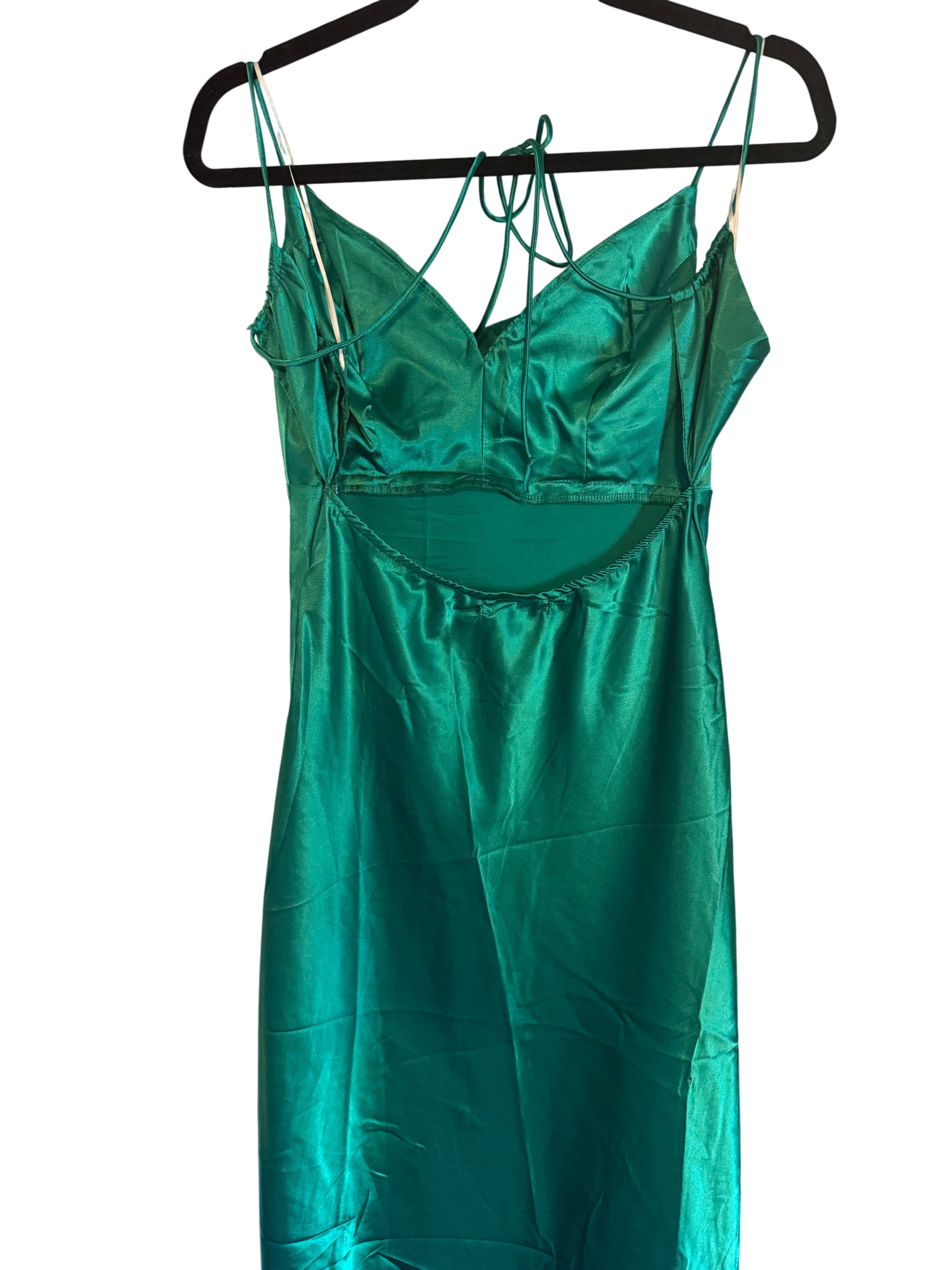 shareen collections green dress Shareen Collection Womens Size 14 Maxi Dress Green / Multicoloured / Pattern (s) - New With Tags