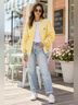 Jantzen Stripes Yellow Blue White Jacket Size XL - photo 3