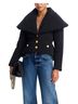 L'Agence x Bert Stern 95% Polyester 5% Elastane 100% Polyester Black Gold Jacket Size 4 - photo 4