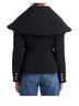 L'Agence x Bert Stern 95% Polyester 5% Elastane 100% Polyester Black Gold Jacket Size 4 - photo 2