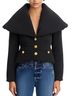 L'Agence x Bert Stern 95% Polyester 5% Elastane 100% Polyester Black Gold Jacket Size 4 - photo 1