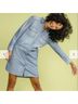 ABLE 100% Cotton Blue Casual Dress Size XS - photo 4