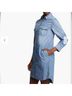 ABLE 100% Cotton Blue Casual Dress Size XS - photo 3