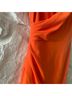 Express Orange Cocktail Dress Size XXS - photo 5