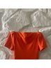 Express Orange Cocktail Dress Size XXS - photo 6