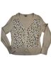 Eddie Bauer 55% Cotton 45% Nylon 100% Polyester Floral Multi Color Tan Cardigan Size L - photo 1