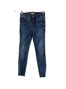 Madewell 9" Mid Rise Raw Hem Skinny Jeans Jeans (view 1)