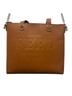 FEED 100% Leather Solid Brown Tan Leather Crossbody Bag One size - photo 1