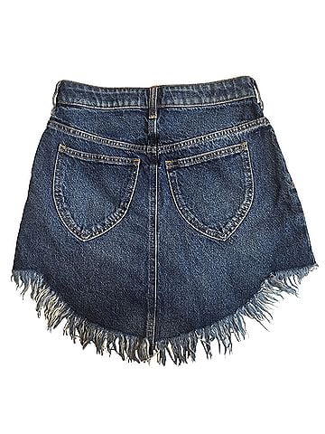 Free People Denim Skirt (view 2)