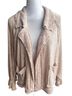 Free People Solid Tan Ivory Jacket Size L - photo 1