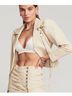 retrofête 100% Leather Ivory Jacket Size L - photo 3