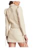 retrofête 100% Leather Ivory Jacket Size L - photo 2