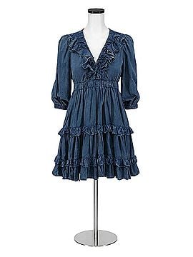 Pilcro Pilcro tiered ruffle v neck dress Casual Dress (view 1)