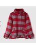 DAMSON MADDER Checkered-gingham Red Multi Color Jacket Size 8 - photo 3