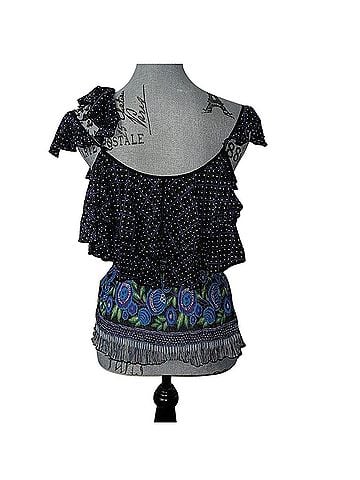 Anna Sui Spring Collection 2011 “Days of Heaven” Short Sleeve Blouse (view 2)