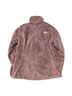 The North Face 100% Polyester Solid Purple Brown Fleece Size S - photo 2