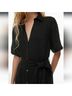 Aritzia 100% Polyester Black Casual Dress Size XS - photo 5