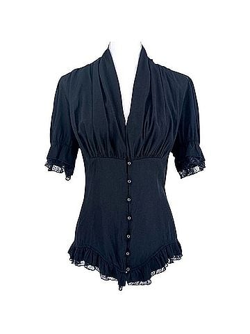 Scarlet Darkness Short Sleeve Blouse (view 1)