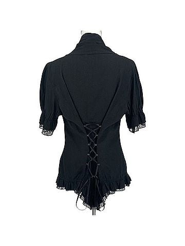 Scarlet Darkness Short Sleeve Blouse (view 2)