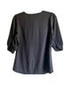 Brixon Ivy 100% Polyester Gray Silver 3/4 Sleeve Blouse Size M - photo 2