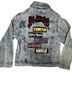 Nova 100% Cotton Color Block Blue Denim Jacket Size L - photo 2