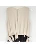 Oltre 100% Polyester Floral Black Ivory Jumpsuit Size S - photo 4