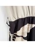 Oltre 100% Polyester Floral Black Ivory Jumpsuit Size S - photo 5