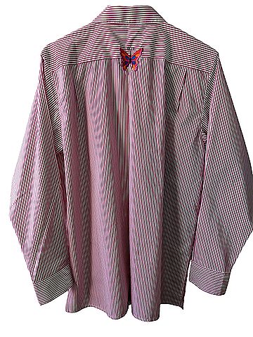 Quacker Factory Butterfly Striped Shirt Long Sleeve T-Shirt (view 2)