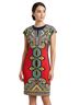 Laundry by Shelli Segal 95% Polyester 5% Spandex 100% Polyester Tropical Red Black Cocktail Dress Size S - photo 1