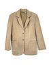 St. John's Bay 100% Leather 100% Polyester Tan Blazer Size L - photo 1