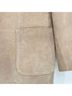 St. John's Bay 100% Leather 100% Polyester Tan Blazer Size L - photo 3