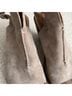 FRYE 100% Suede Tan Heels Size 10 - photo 11